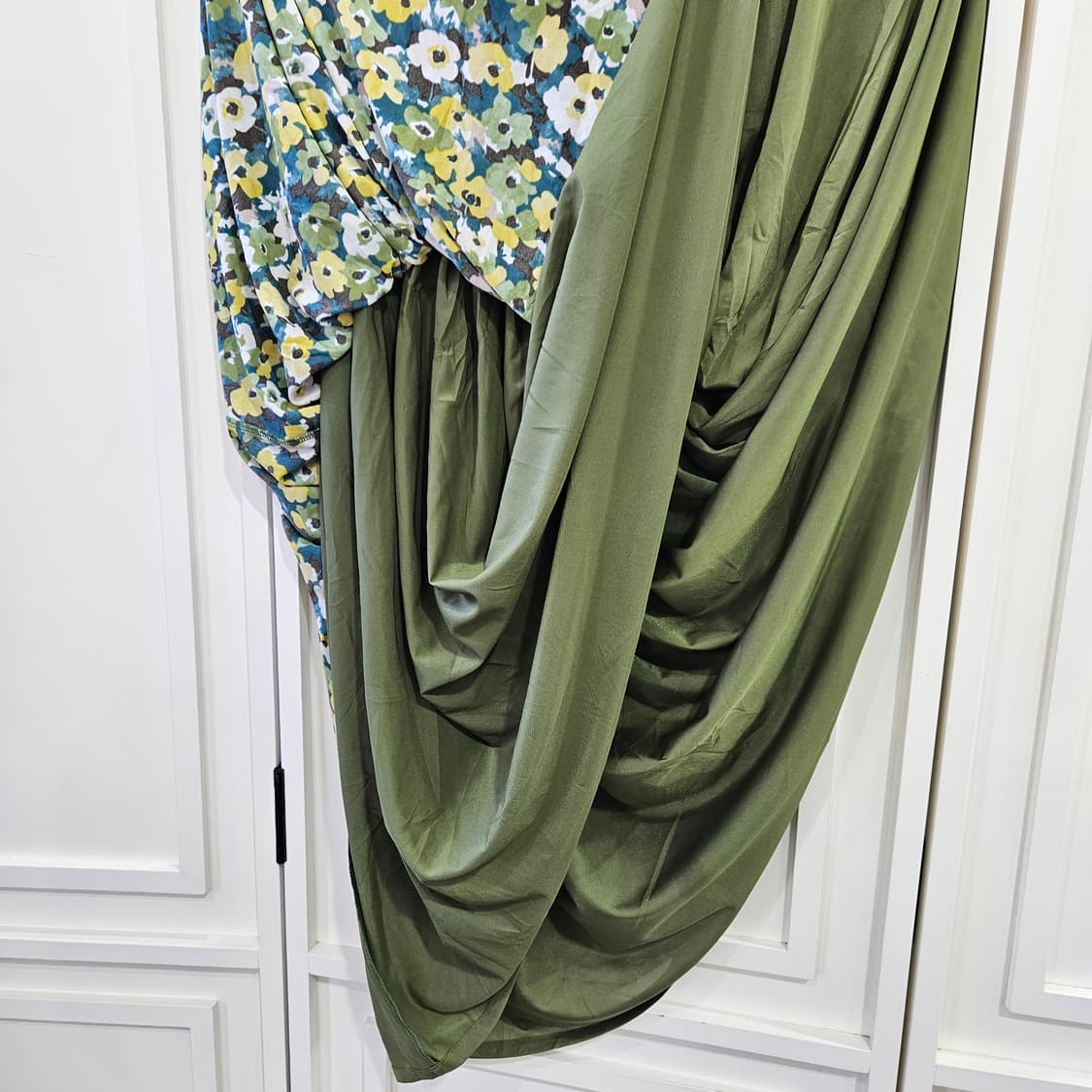 그린플라워 셔링 원피스 상품이미지5