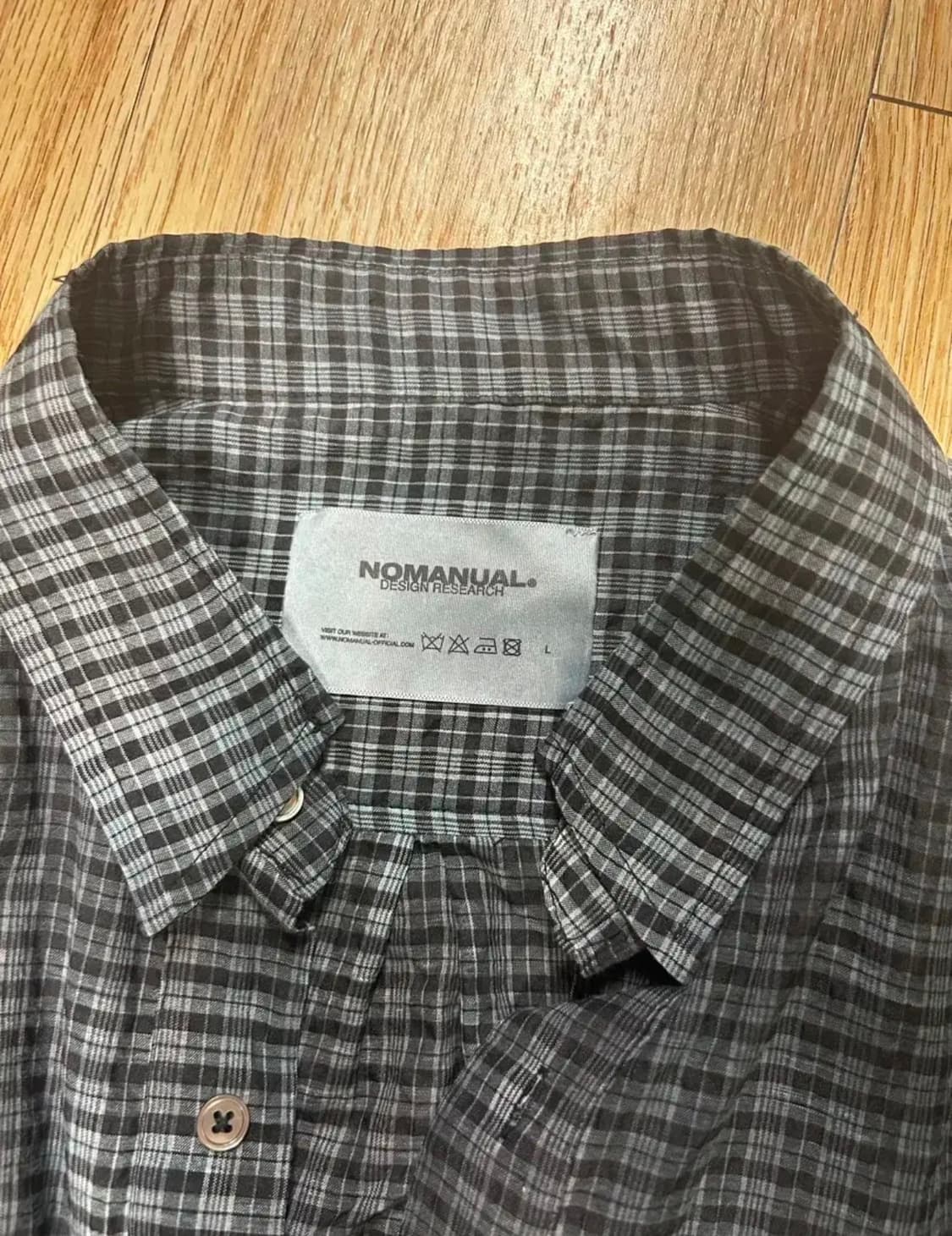 노매뉴얼 셔츠 L 상품이미지4