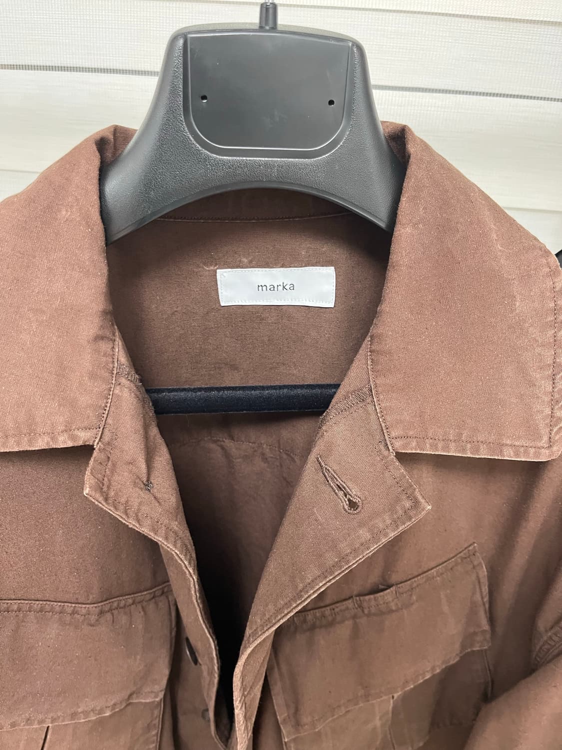 [1]marka 마카 정글 퍼티그 재킷 - 오가닉 코튼 컴팩트 실크 웨더 상품이미지2