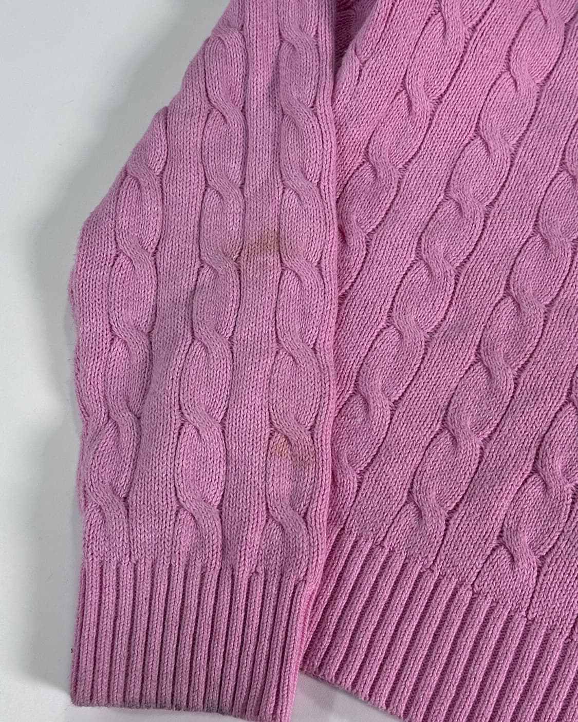 폴로 랄프로렌 핑크 케이블 니트 (va.39) 상품이미지4