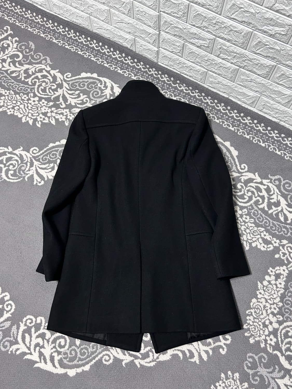 타임 사선 울 테일러드 코트 상품이미지4