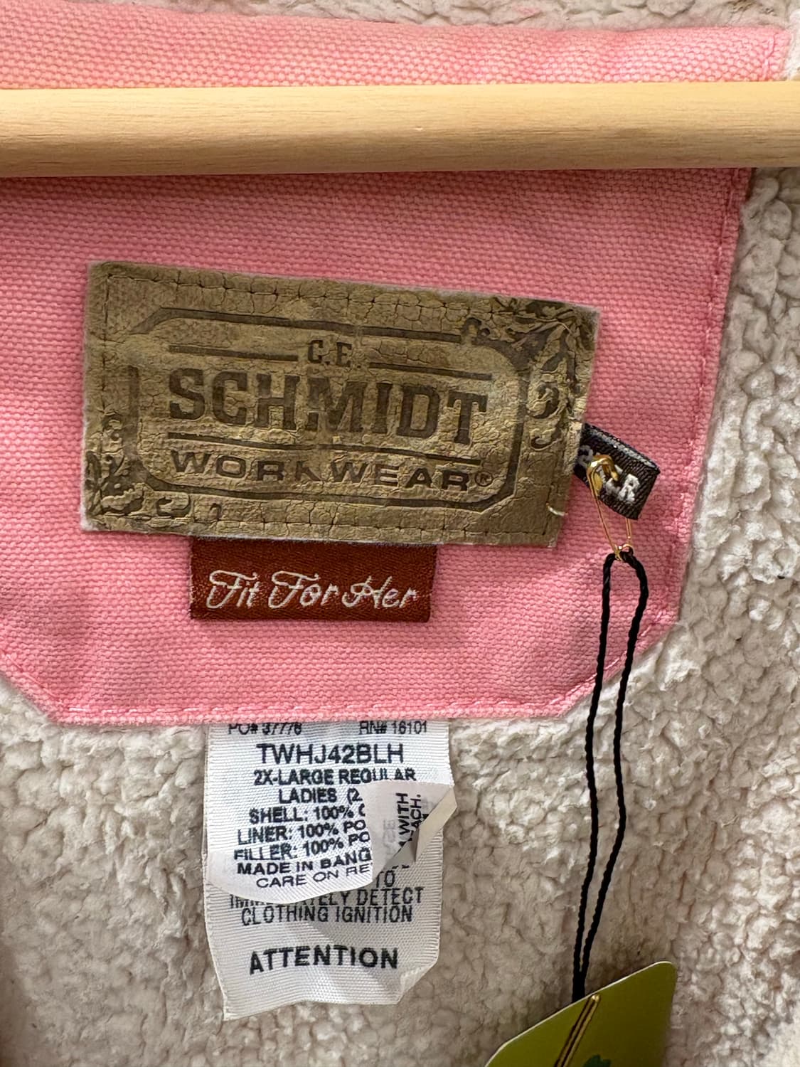 SCHMIDT 슈미트 워크웨어 셰르파 액티브 핑크 자켓 코디세트 상품이미지6