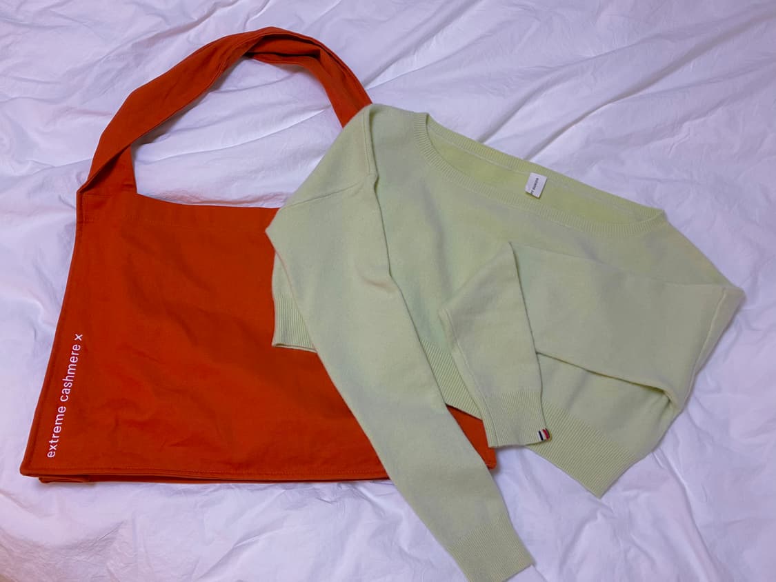 extreme cashmere 니트+에코백 상품이미지1