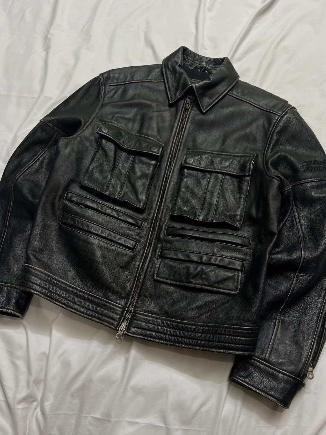 할리데이비슨 멀티포켓 라이더자켓 가죽자켓 상품이미지8