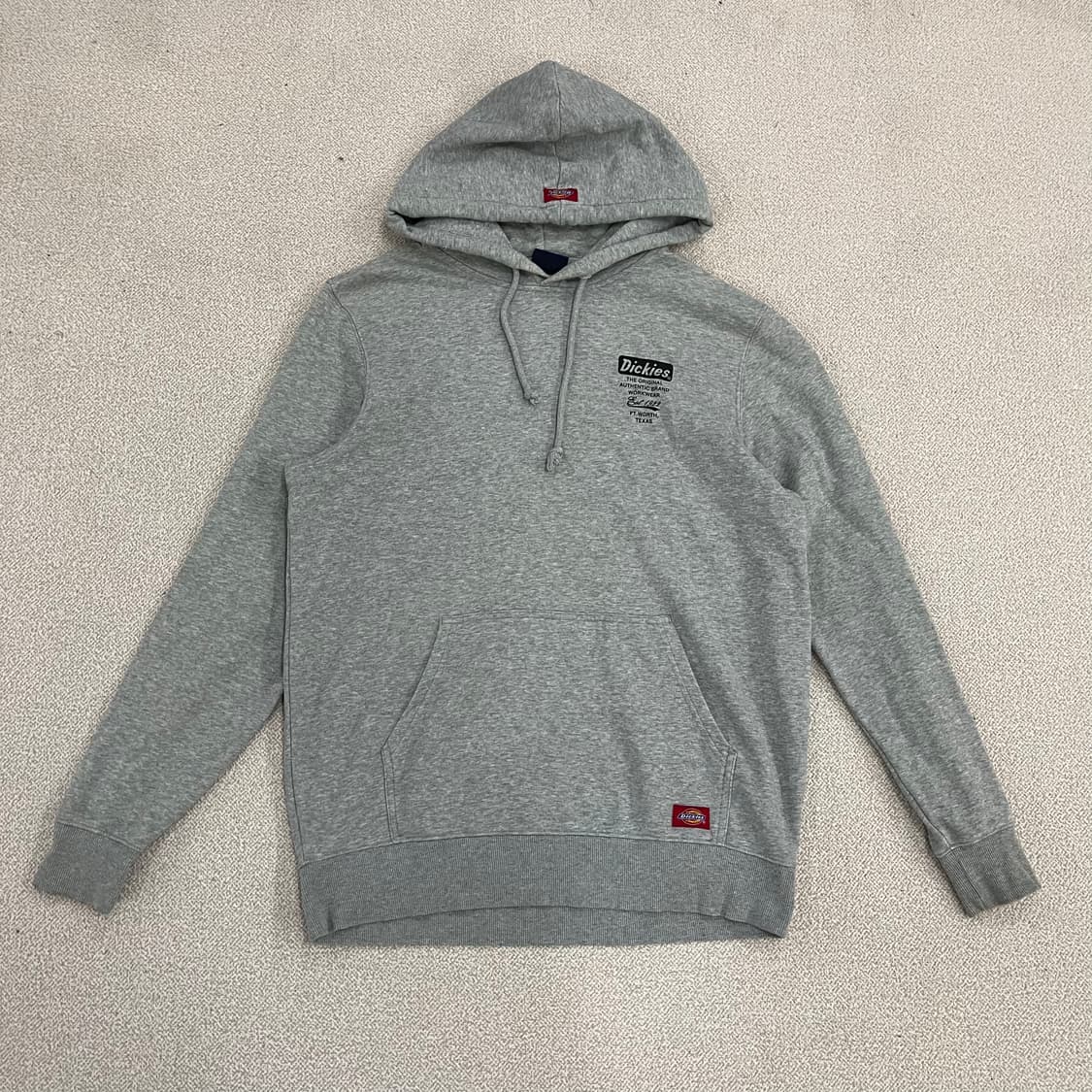 [XL] 디키즈 그레이 긴팔 후드 티셔츠 0105M1 상품이미지1