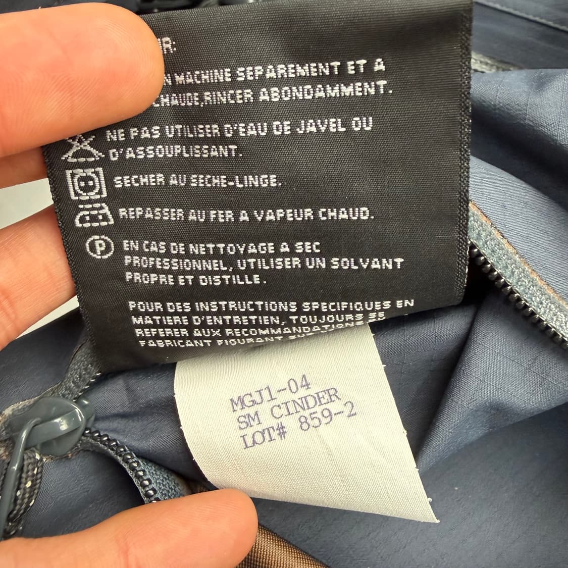 아크테릭스 베타 GTX 네이비 바람막이 S 상품이미지10