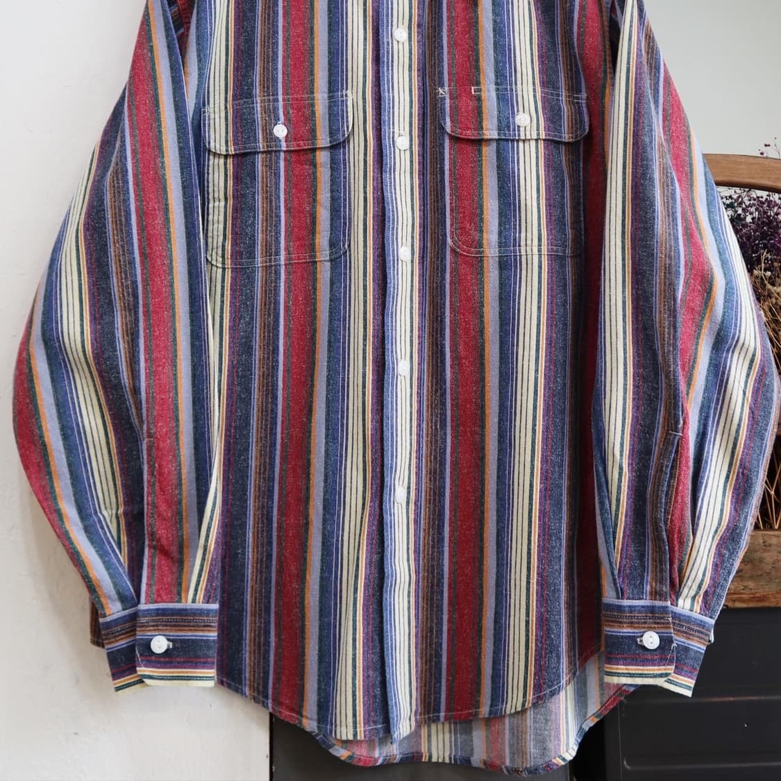 슈가케인 스트라이프 워크셔츠  상품이미지3