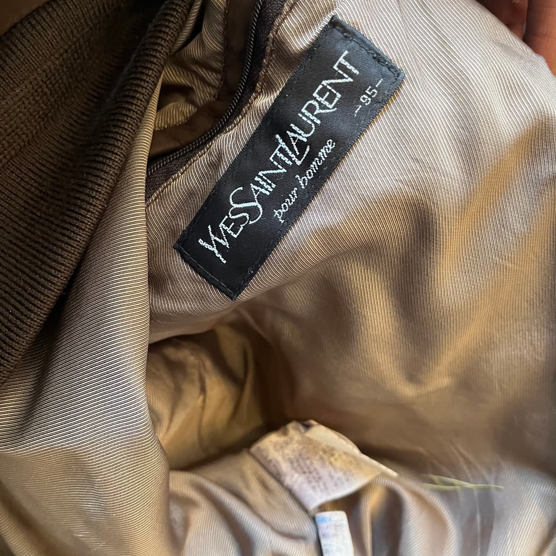 95 입생로랑 레더 자켓/W2526 상품이미지5