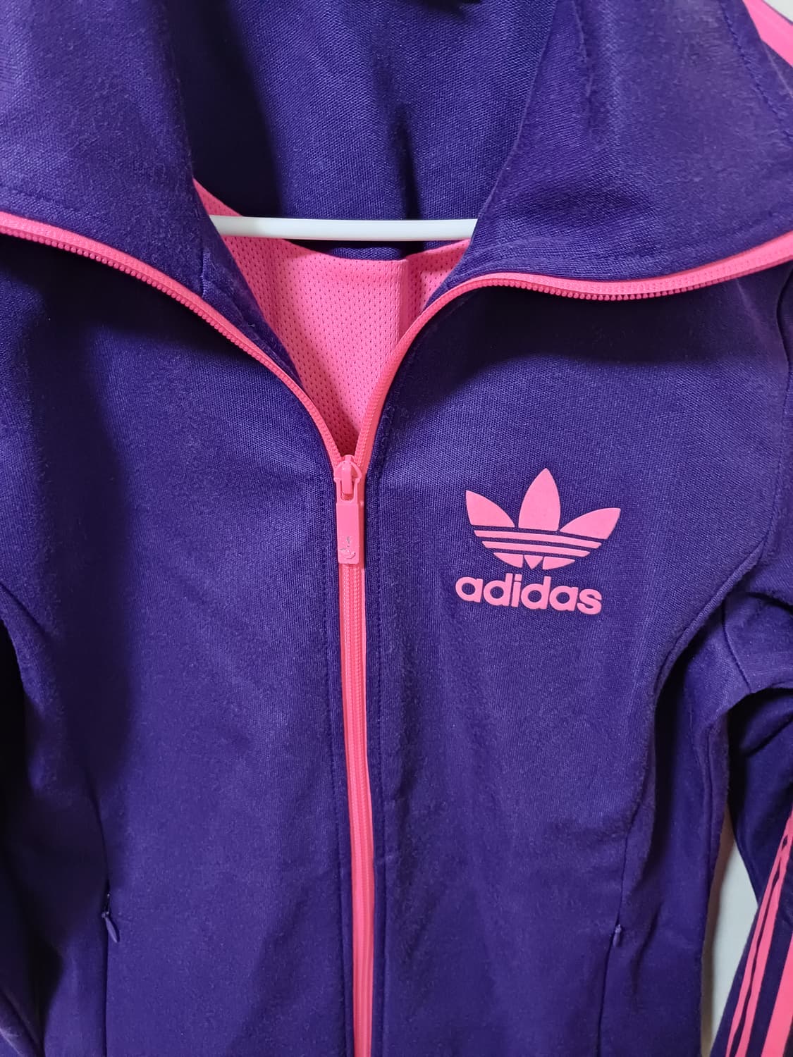 아디다스 유로파 트랙탑 져지  퍼플 핑크 상품이미지2