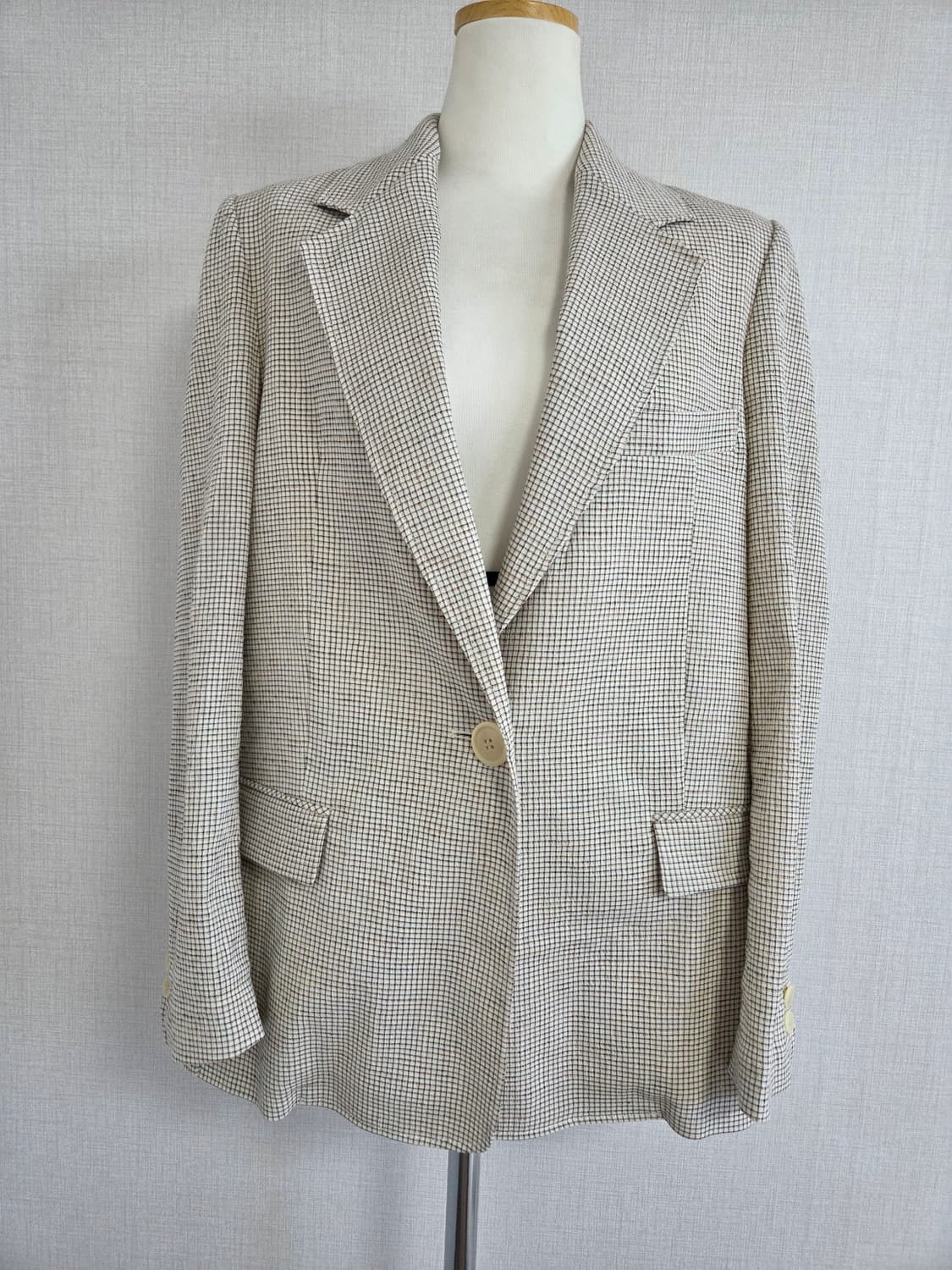 듀엘 마 체크 블레이저 자켓  상품이미지2