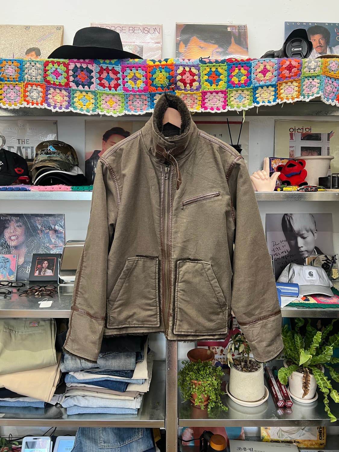 EDWIN 빈티지 보아 라이닝 자켓 상품이미지2