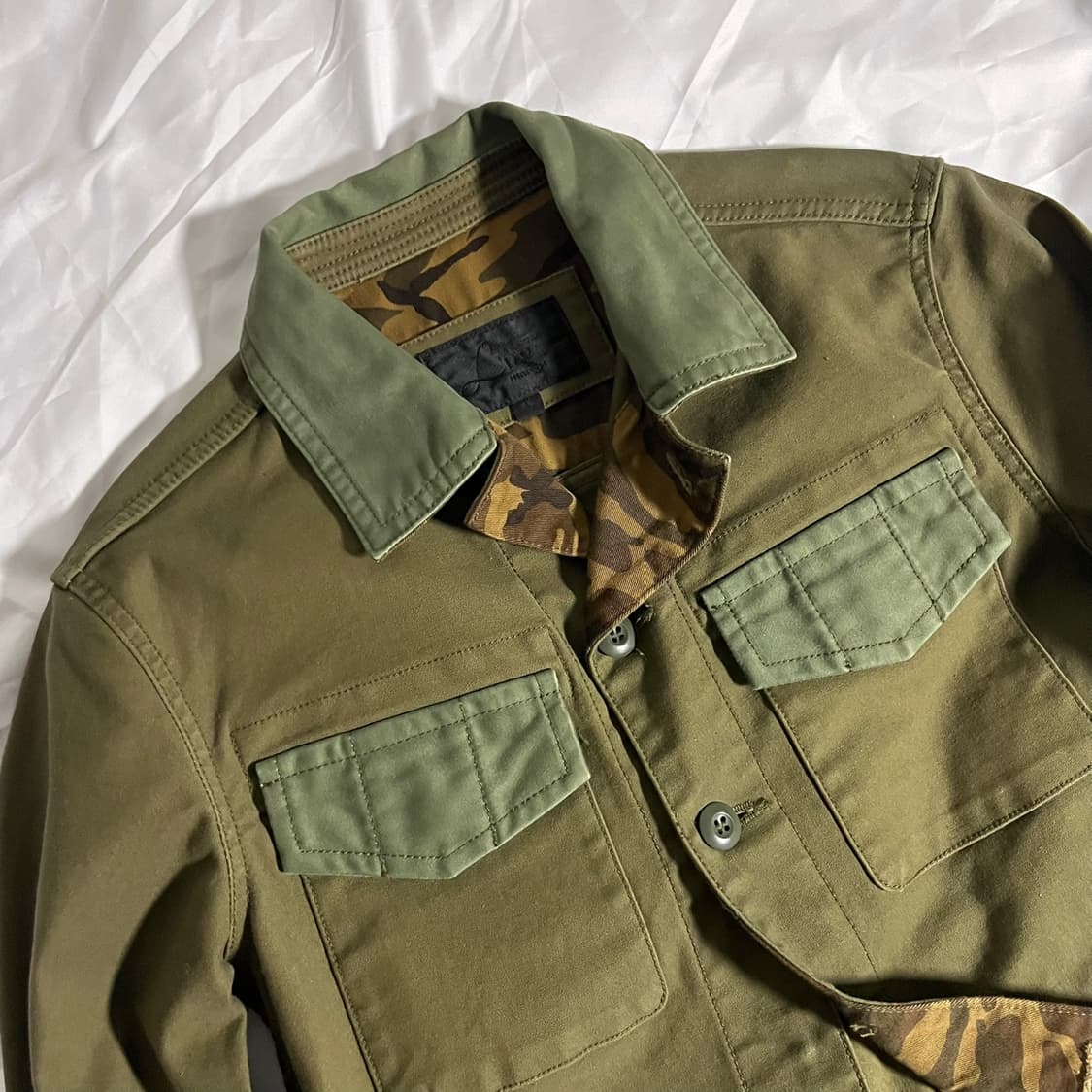 Luv Maison . 잭로즈 카모 밀리터리 자켓 상품이미지2