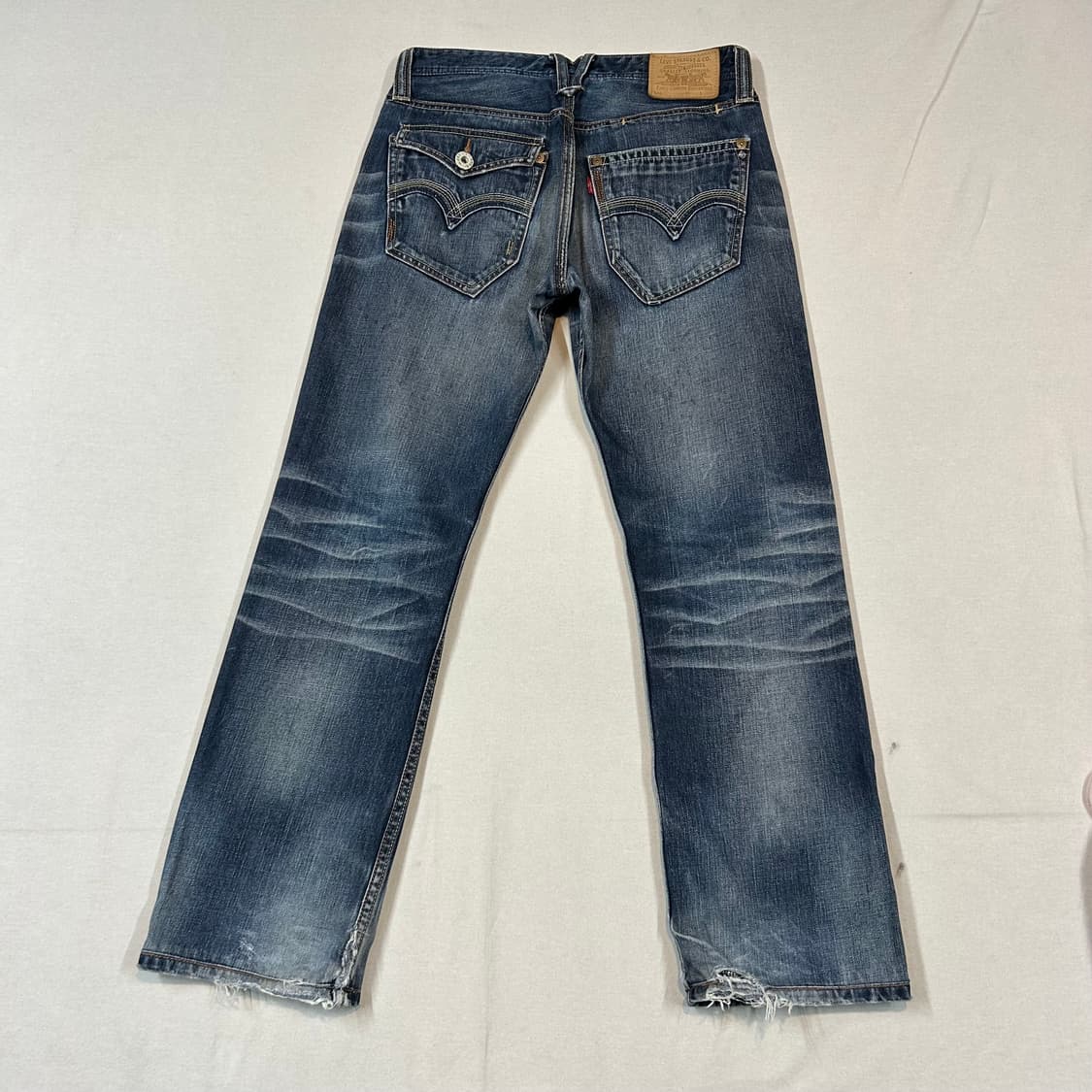 30inch) 리바이스 523 유니크 워싱 데님 청바지 상품이미지1