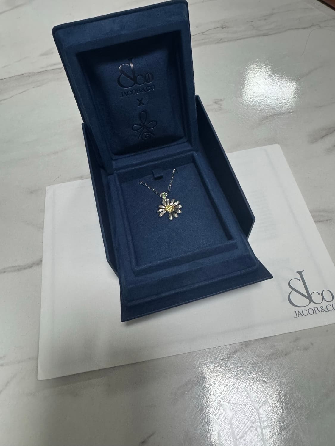 제이콥앤코 x 피스마이너스원 목걸이 팝니다! 상품이미지3