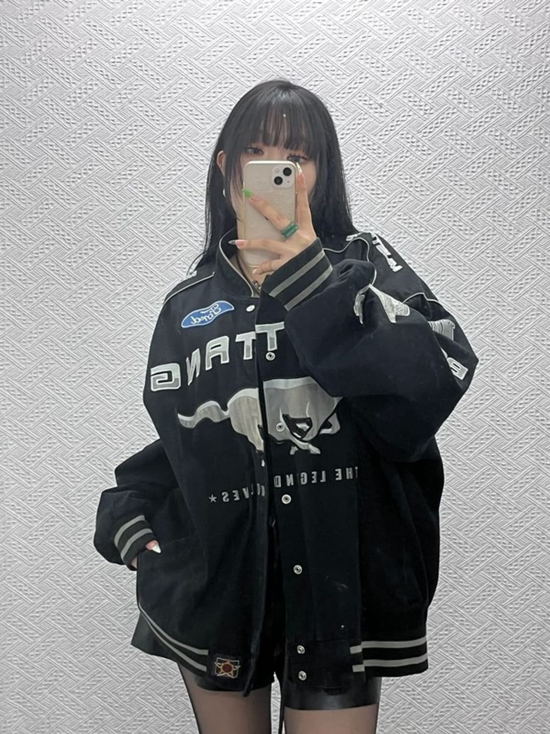 JH 디자인 제프해밀턴 머스탱 빅사이즈 레이싱 자켓 4XL C09039 상품이미지2