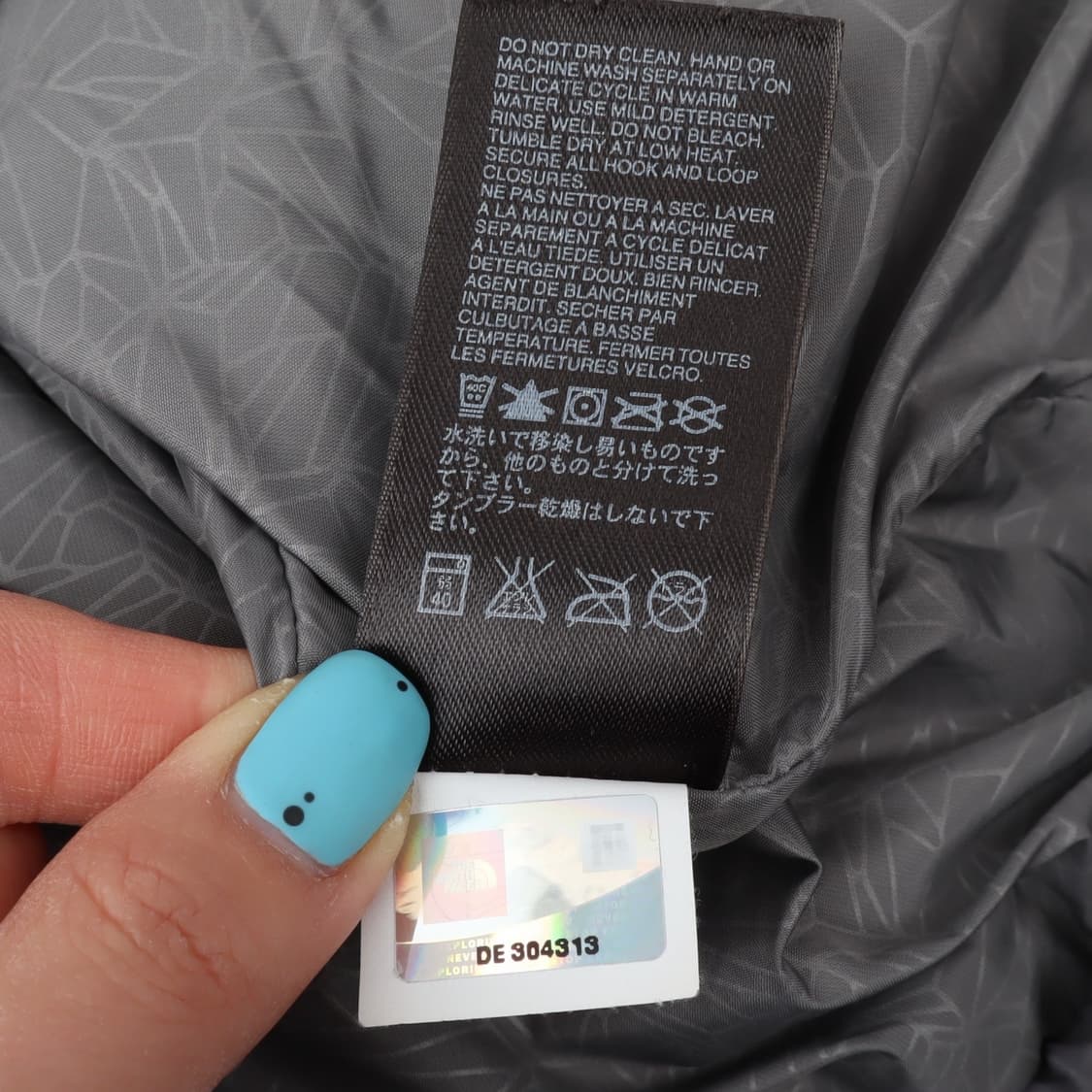 노스페이스 라이트 그레이 퀄팅 자켓 상품이미지10