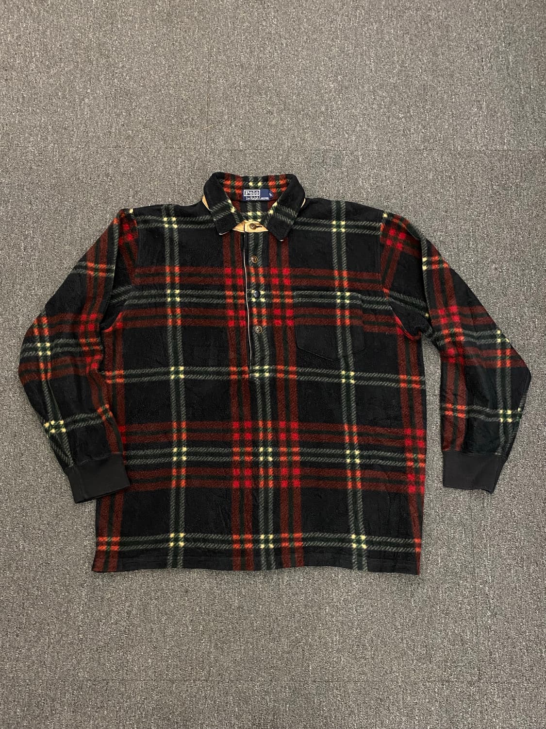 Polo 폴로 랄프로렌 체크 플리스 셔츠 상품이미지2