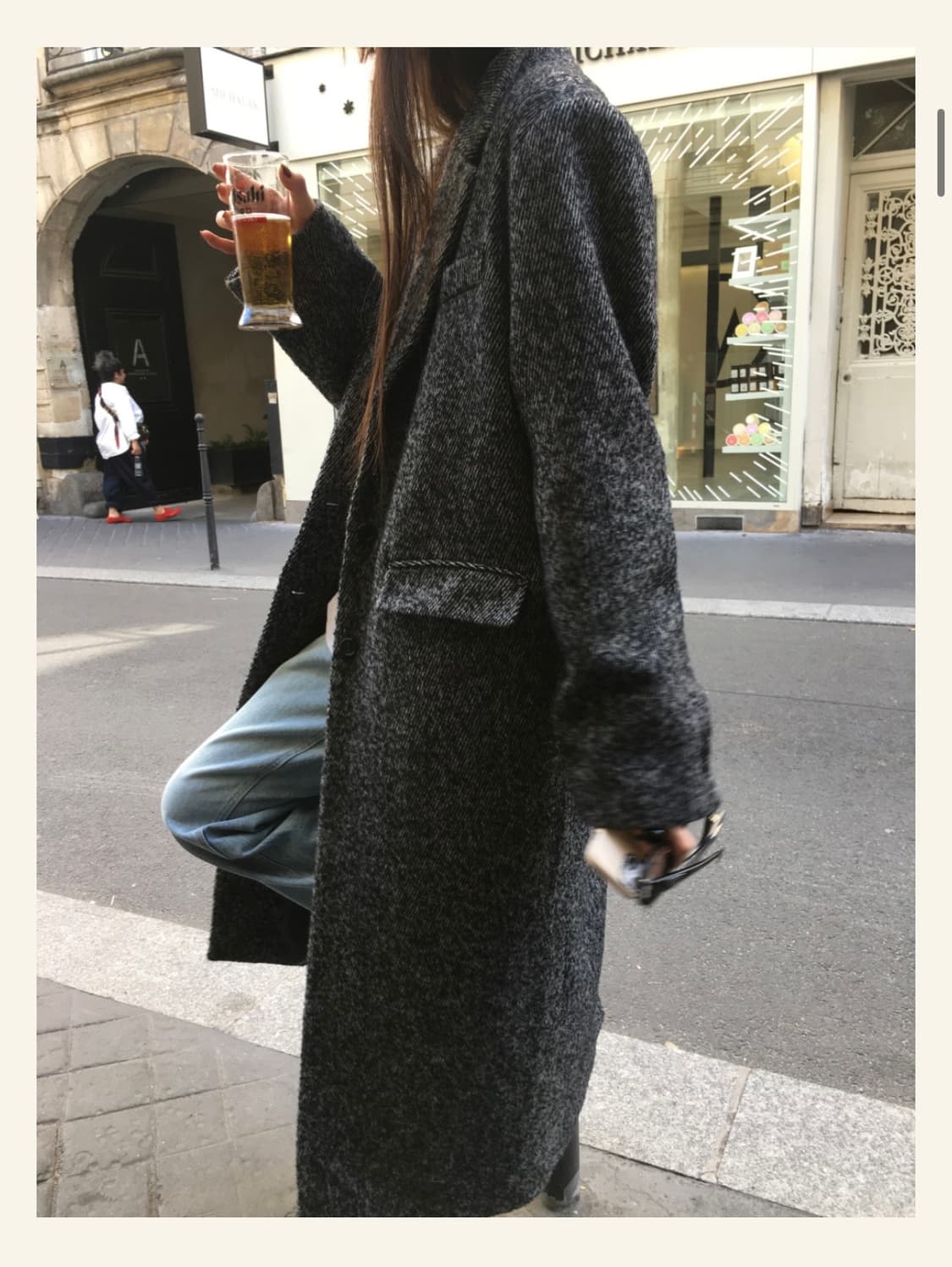 714center Vintage Herringbon coat 상품이미지4