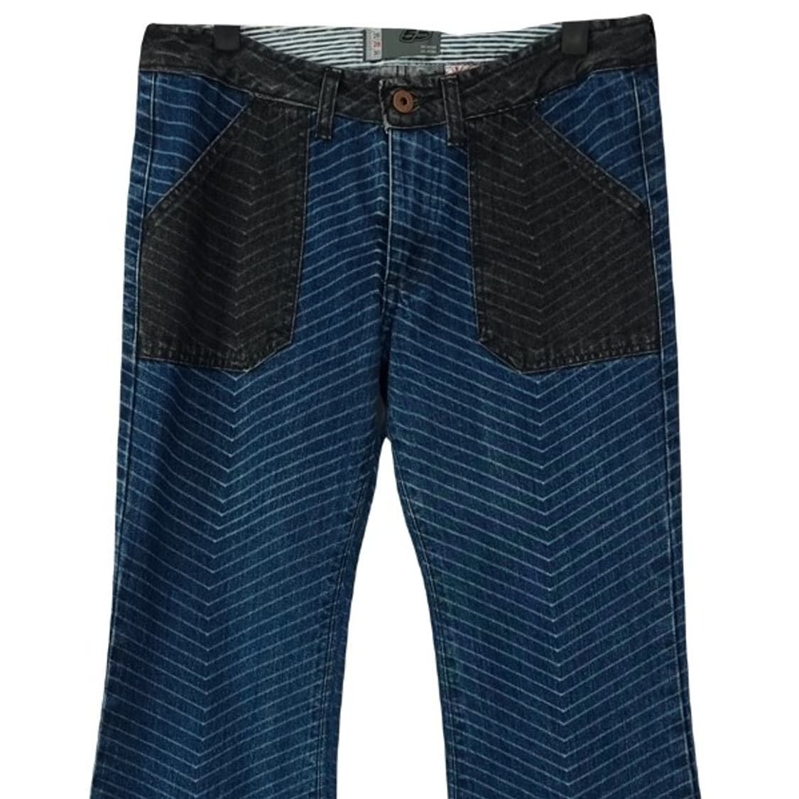 디젤 스트라이프 패턴 부츠컷 데님 팬츠 청바지 P01132 상품이미지4