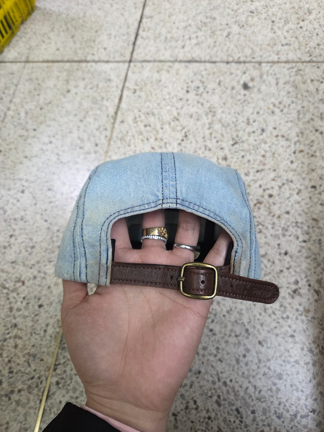 슈프림 데님 캠프캡 모자 상품이미지3