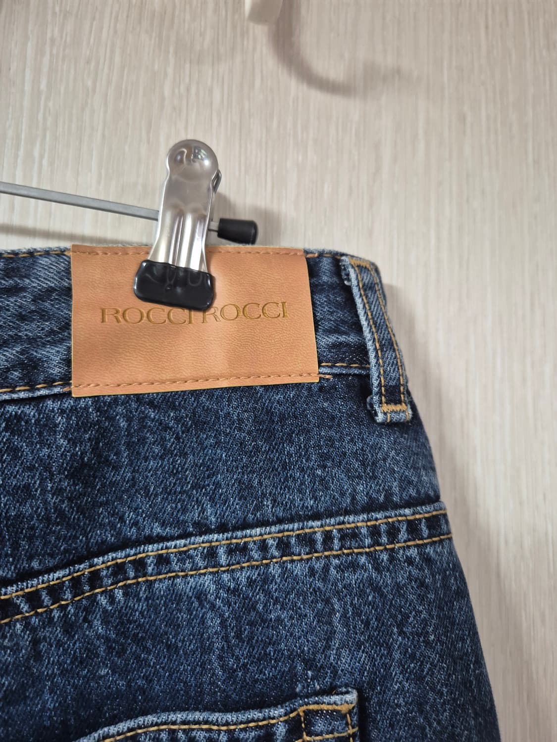 로씨로씨x 그래피커스 크로셰 패치 데님 팬츠 L 상품이미지5