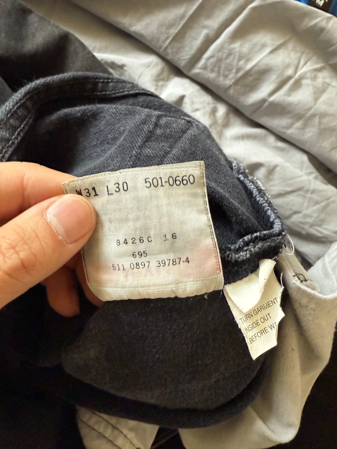 90s 31x30 USA 리바이스 501-0660 데님 상품이미지5