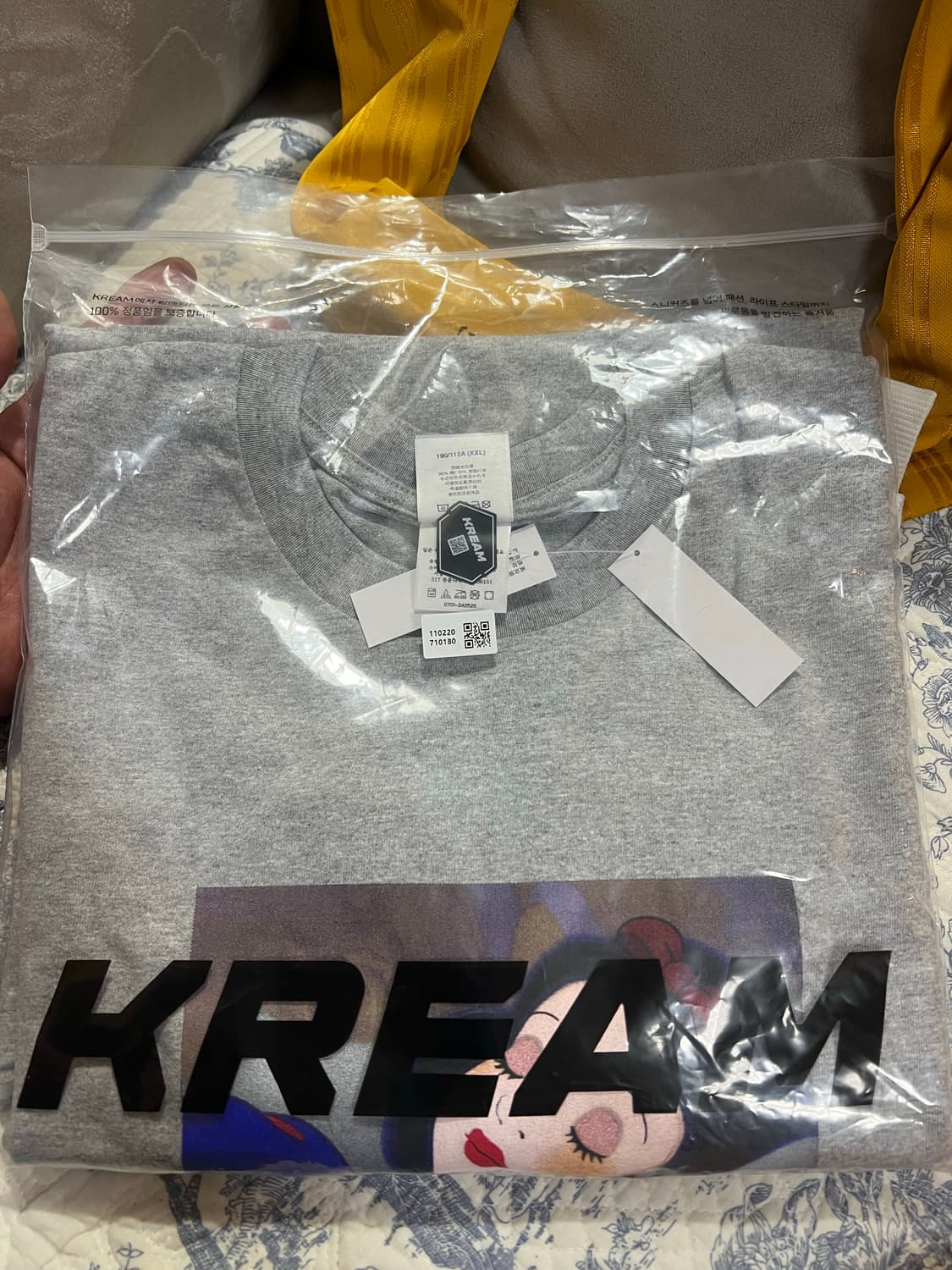 슈프림 스노우화이트 티셔츠 XXL 상품이미지2