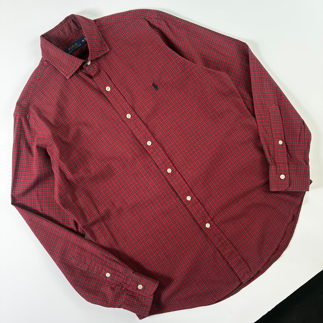Polo  폴로 랄프로렌 자수 코튼 레드 체크 셔츠  상품이미지2