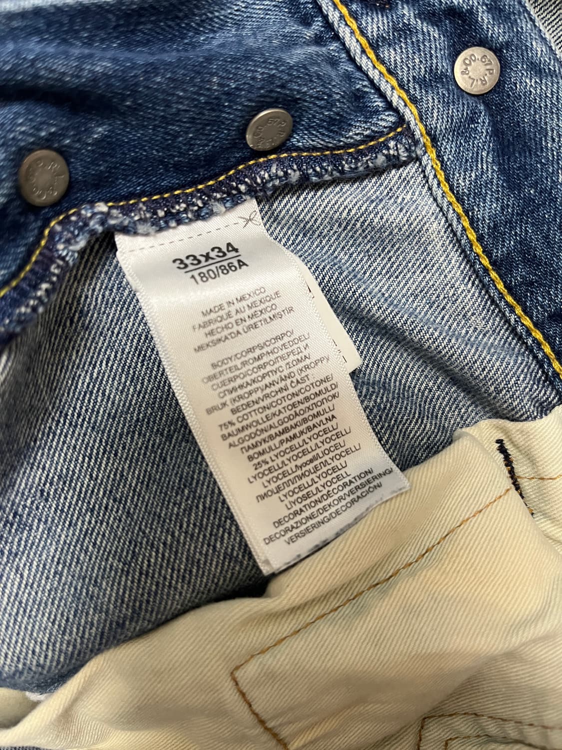 폴로 랄프로렌 디스트로이드 데님 33 상품이미지5