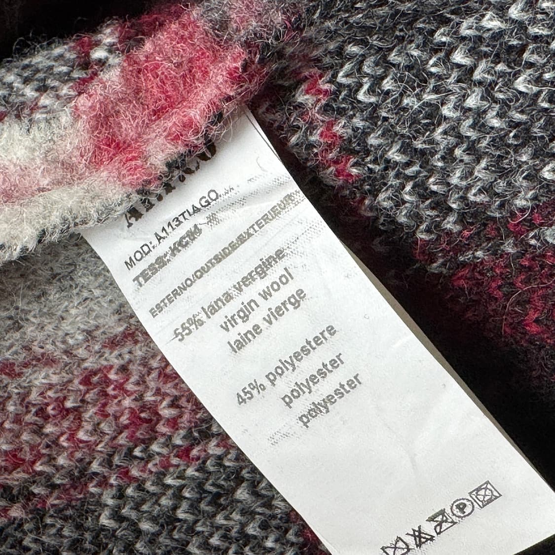 에이티피코 AT.P.CO 체크 울 코트 상품이미지4