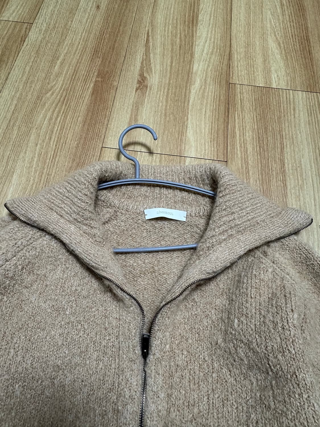 링서울 모헤어 집업 가디건 상품이미지4