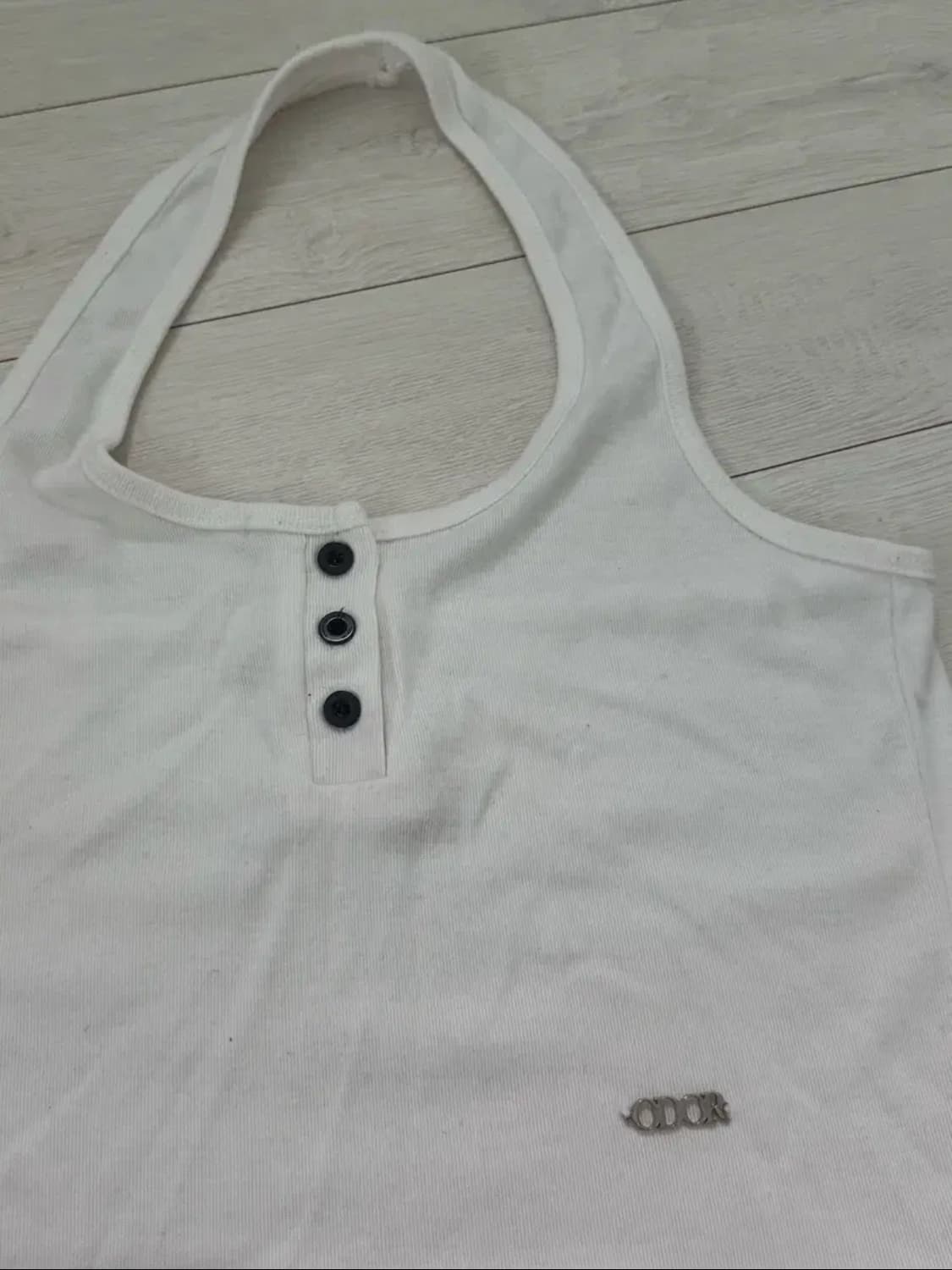 odor 홀터 슬리브리스 white 상품이미지1