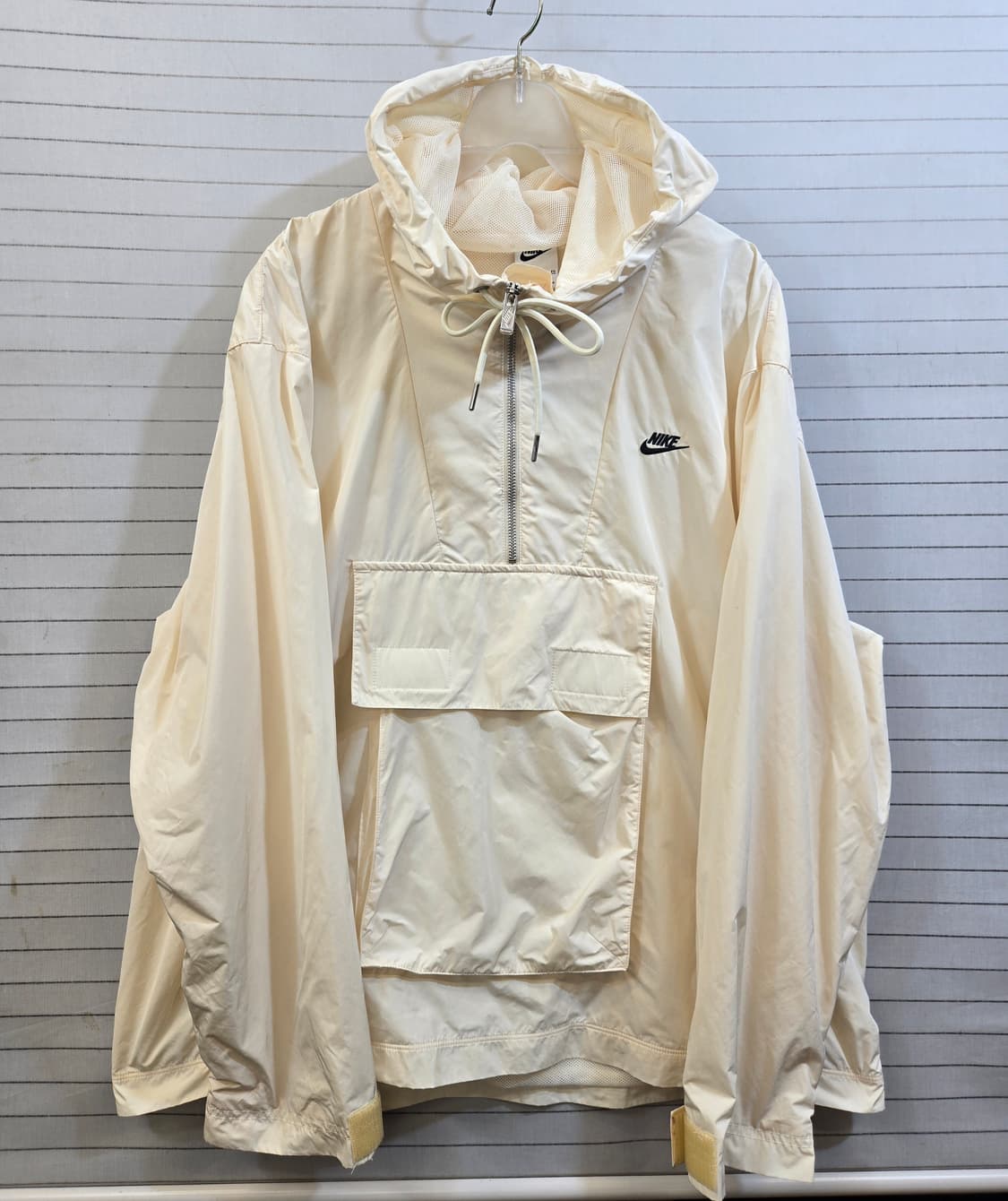 나이키 아노락 후드 윈드브레이커 아이보리 상품이미지1