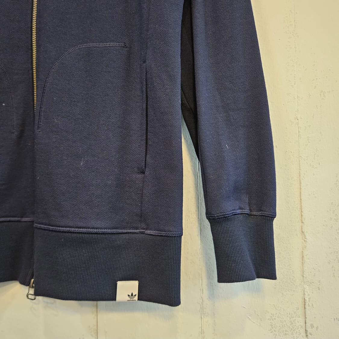 95(M)아디다스 네이비 봄버 자켓 일본판 상품이미지2