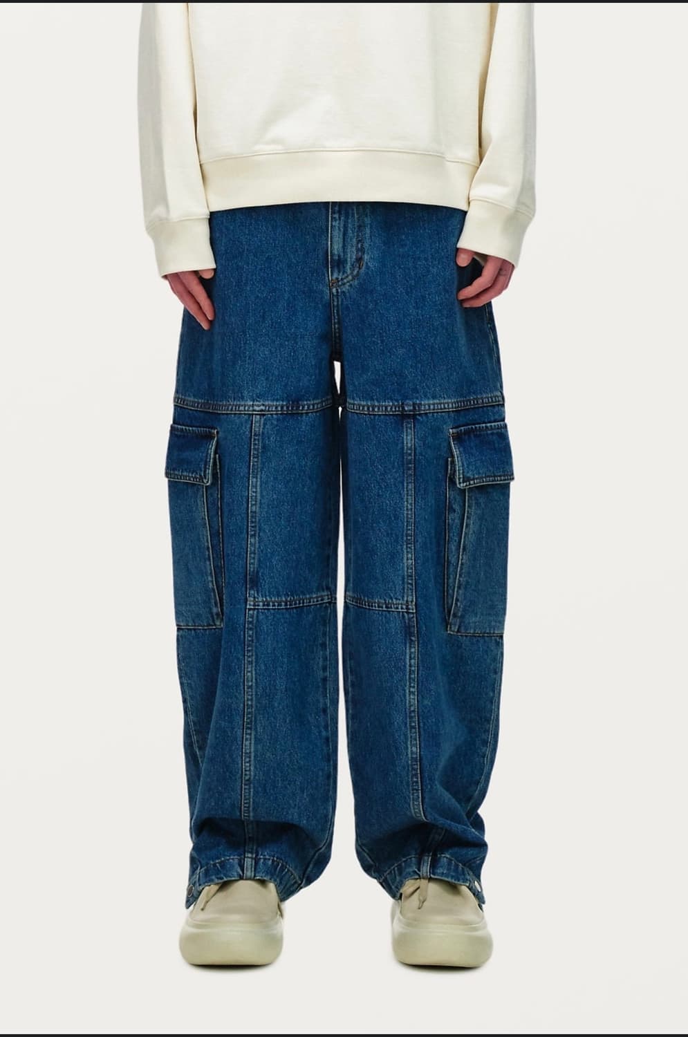 솔리드옴므 카고데님 팬츠 48 상품이미지1