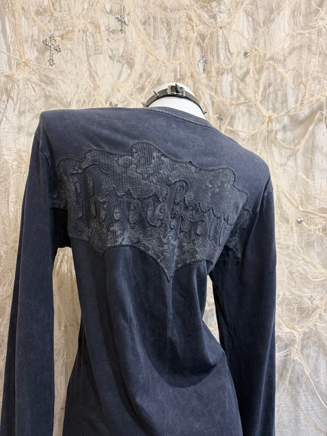 Buckroo Y2K cross skull long sleeve 상품이미지7