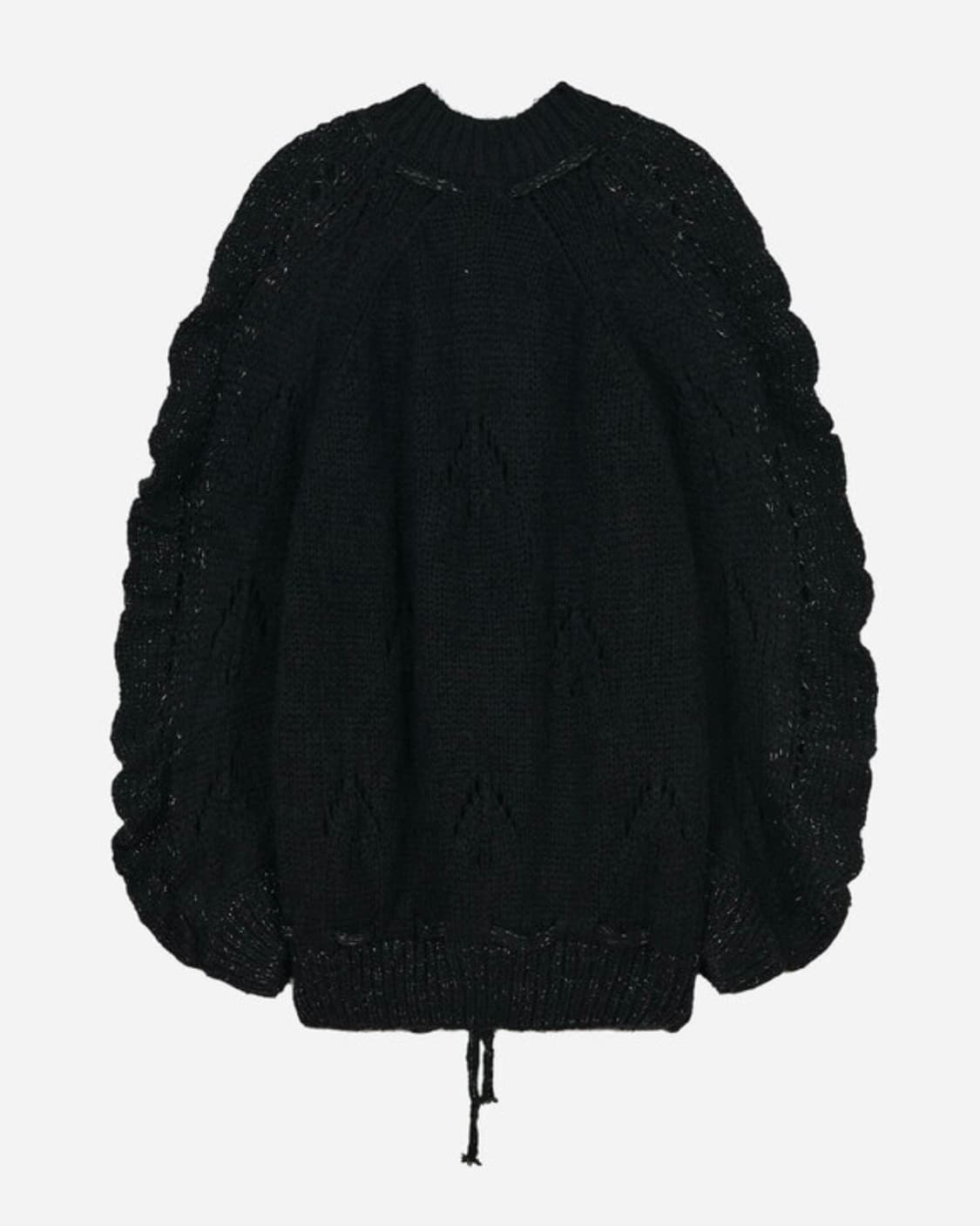 타입서비스 Glittered Knit Strap Cardigan [Bla 상품이미지2