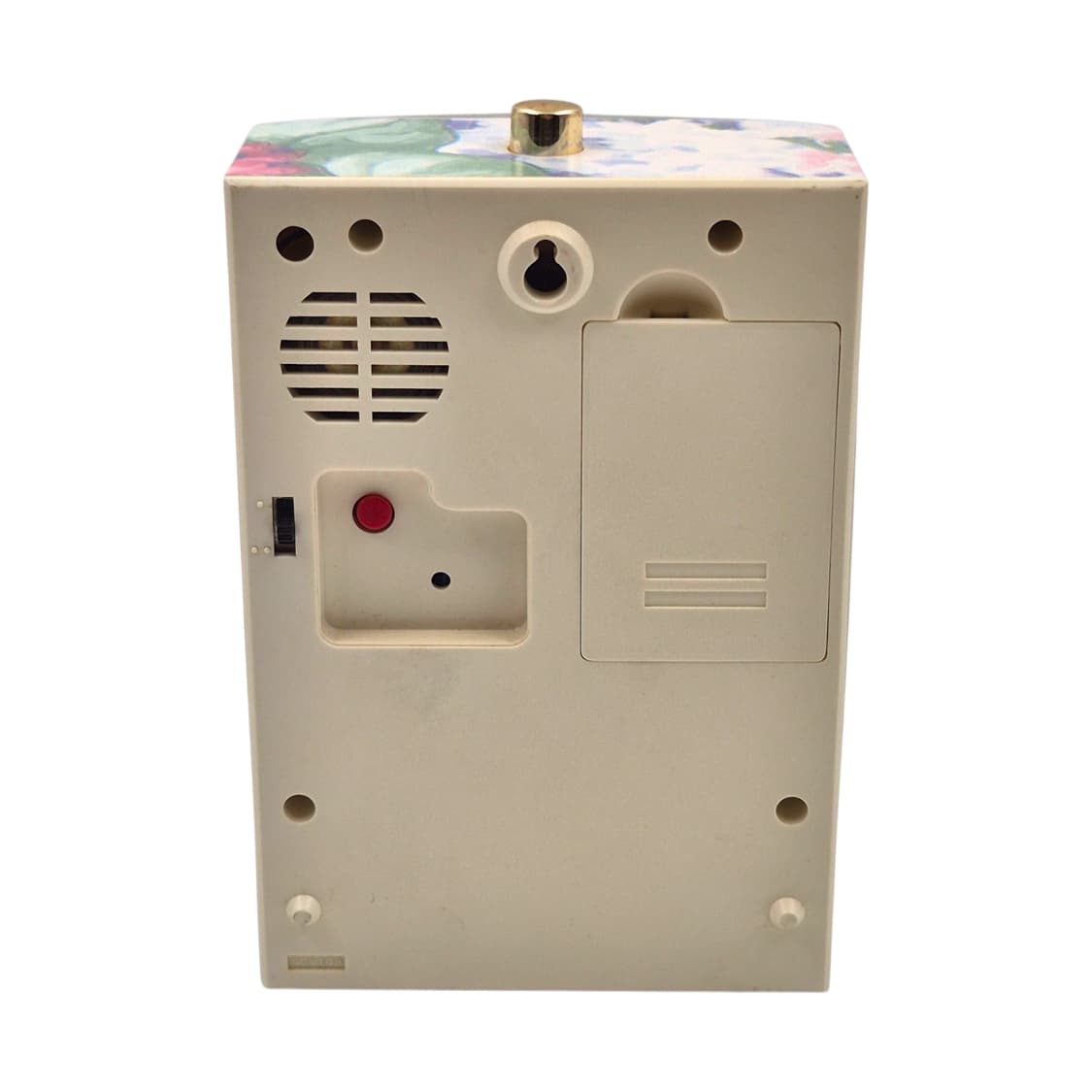 80s 레트로 플로랄 멜로디 쿼츠 탁상 시계 상품이미지3