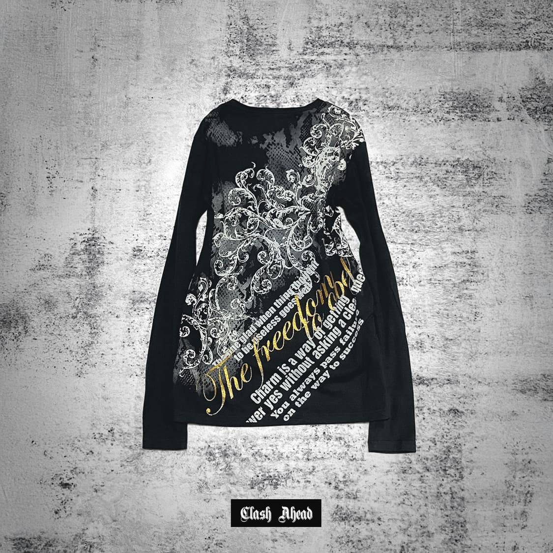 (clash ahead) 00s glitter graphic t  상품이미지1