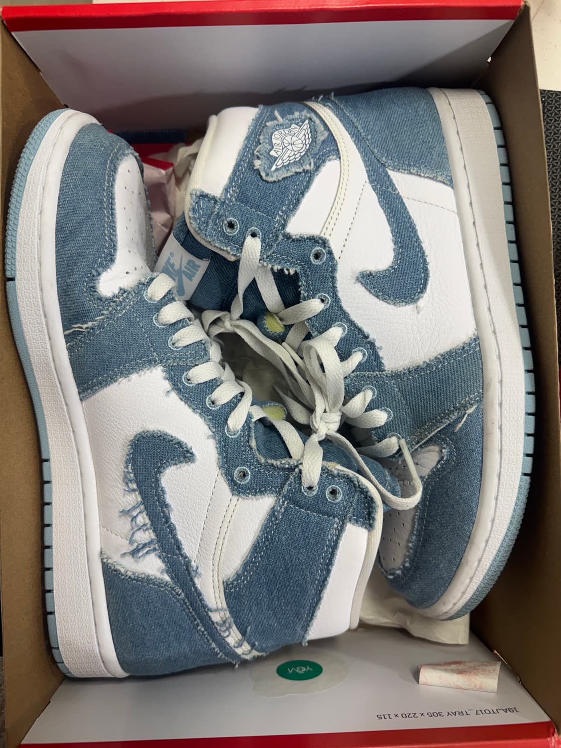 나이키 조던1 레트로 하이 데님 og 데님 (260) 상품이미지6