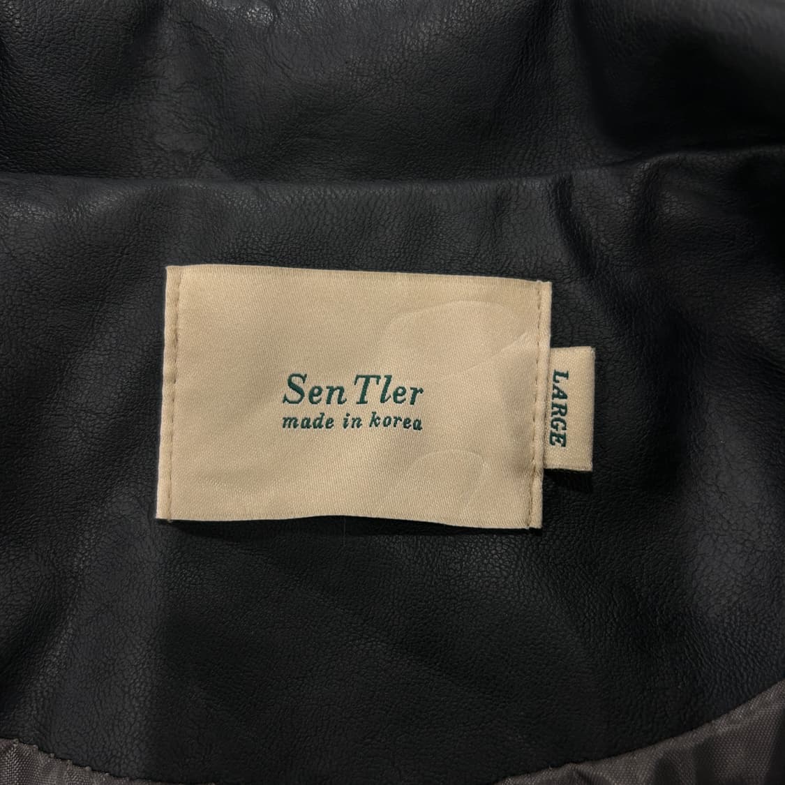 Sen Tler 블랙 레더 자켓 L 상품이미지2