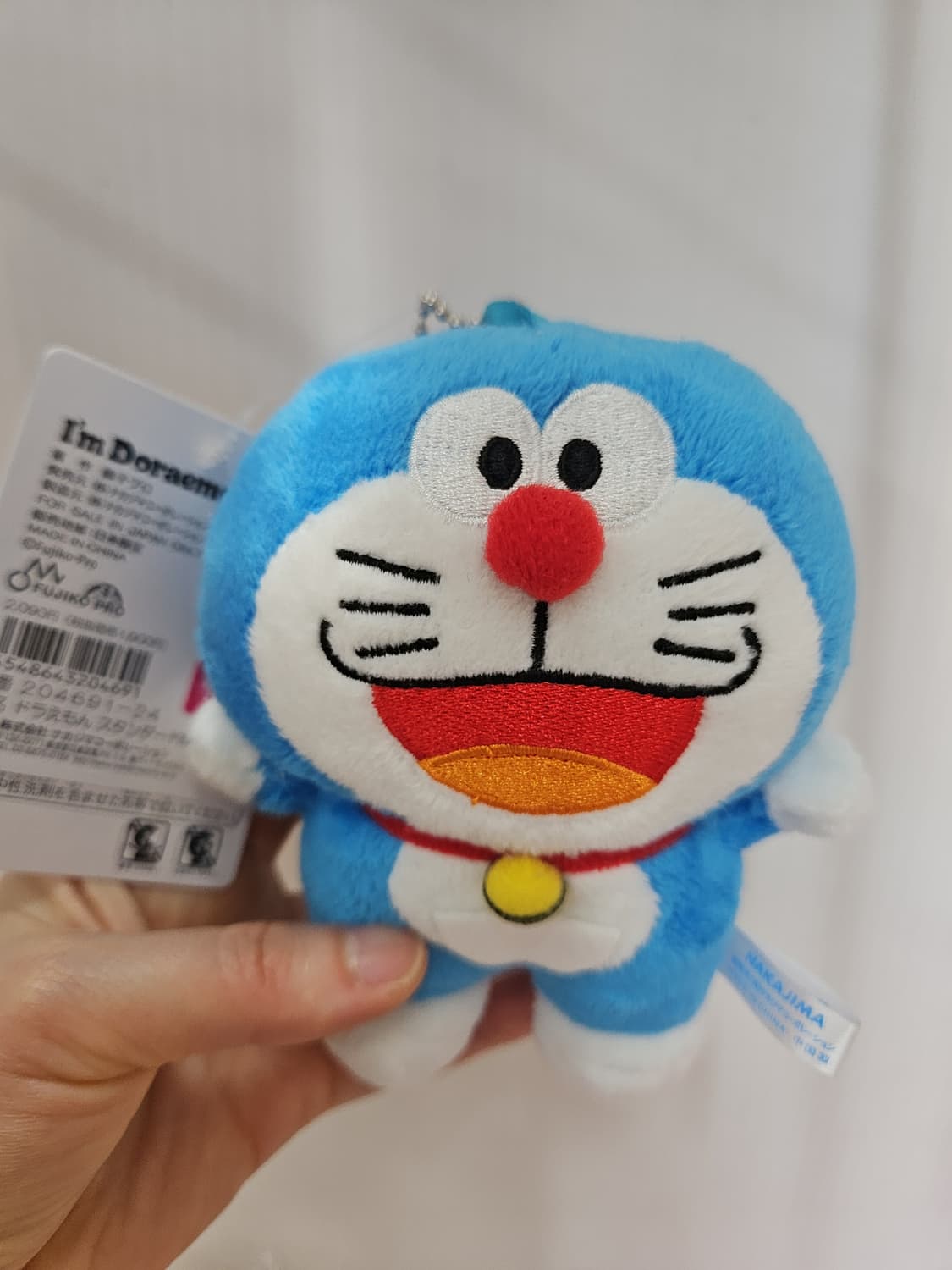 (일본정품신상)도라에몽 납작 마스코트키링 상품이미지1