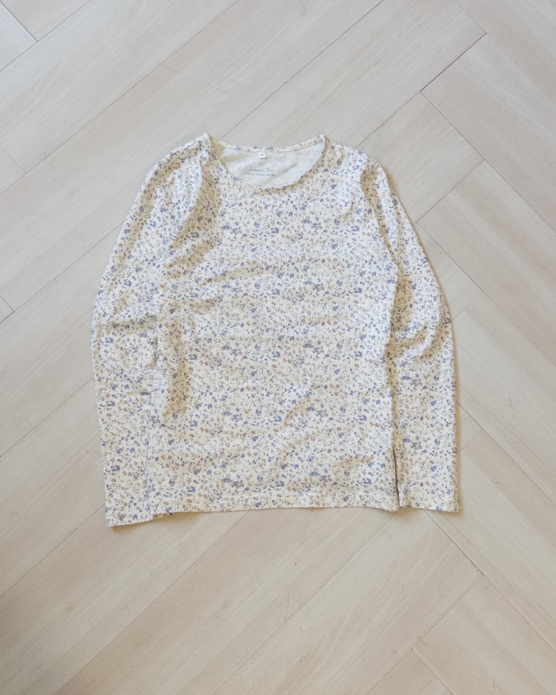 [Cinema Club] floral cotton long sleeve 상품이미지1