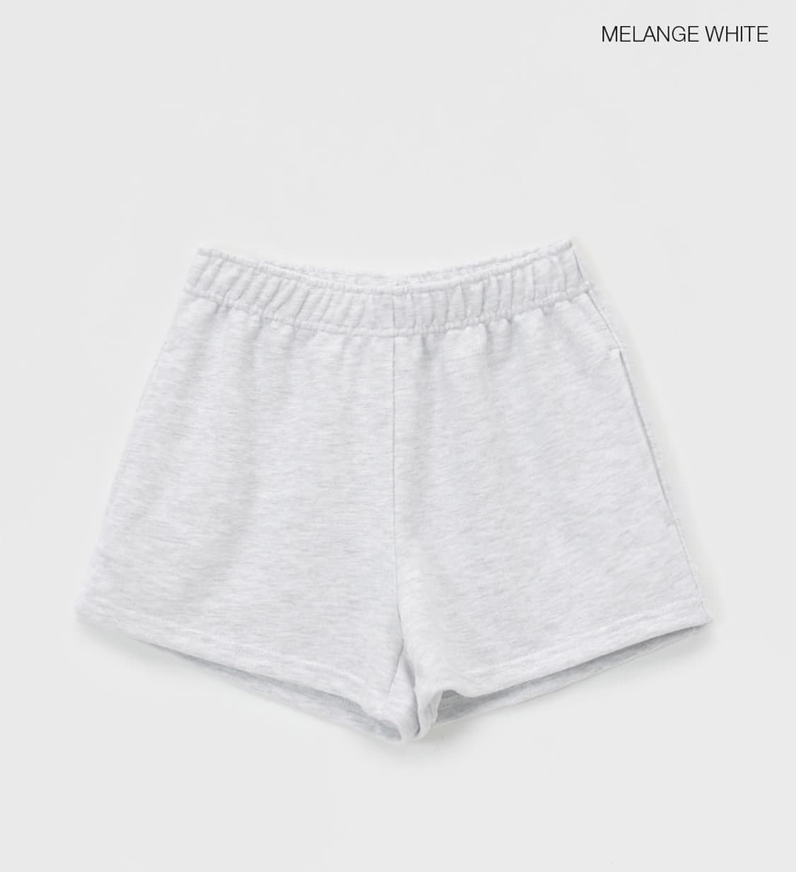 화이트 가디건+백멜란지 숏팬츠 상품이미지4
