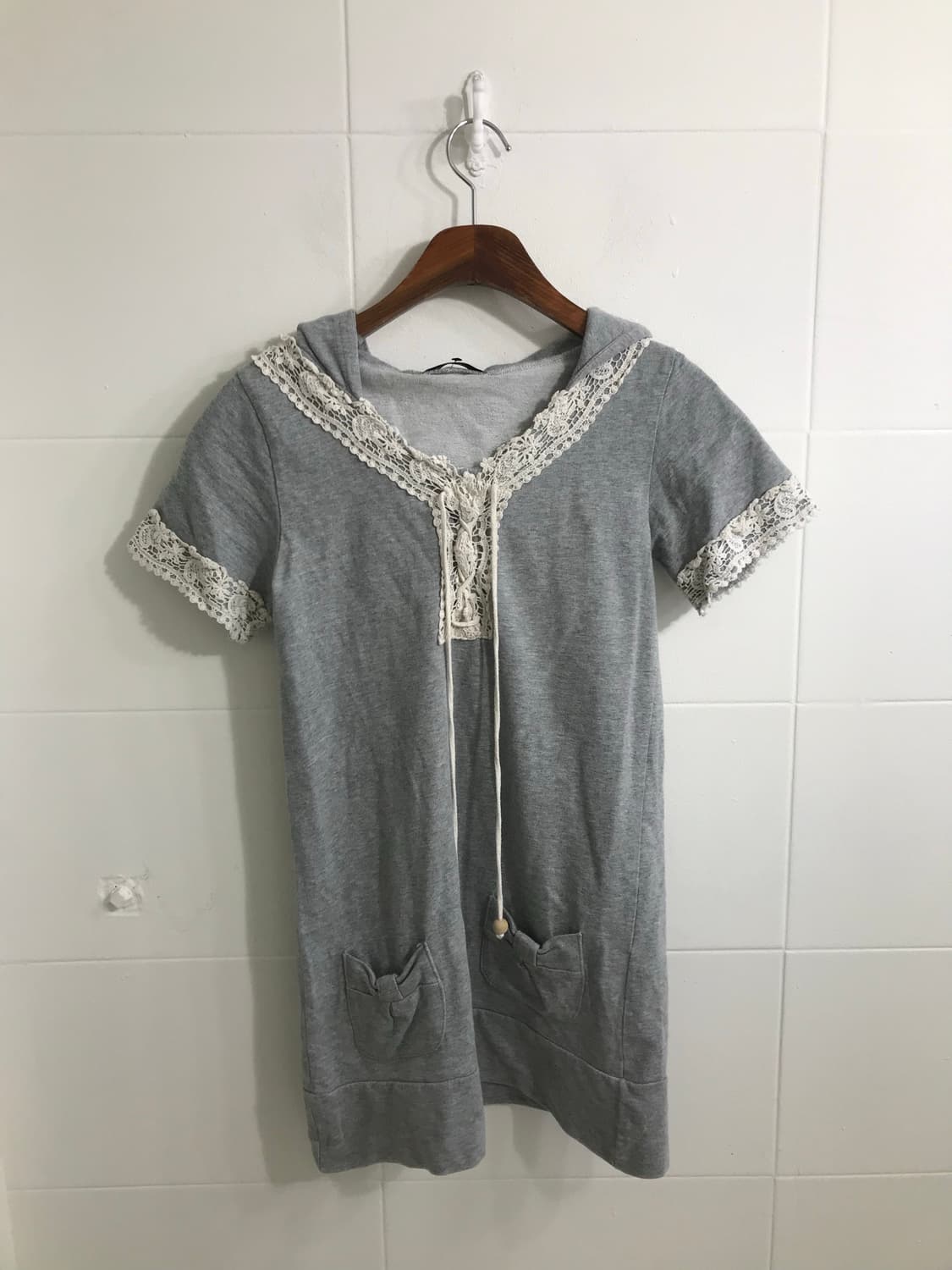 그레이 너드 니혼진 도트 하구미 코디세트 상품이미지5