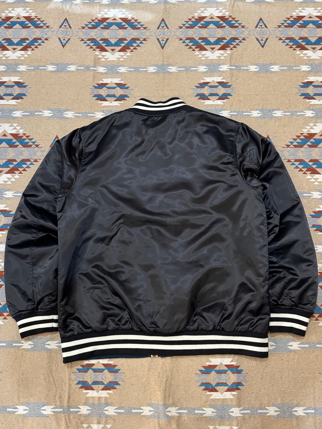 [XXXL] 베이프 리버시블 바시티 자켓 블랙 상품이미지5