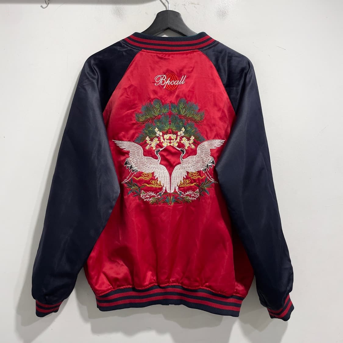 usa navy 자수 프린팅 리버시블 스카잔 상품이미지5