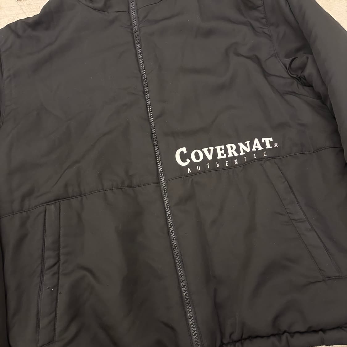 커버낫 리버시블 후리스 후드 자켓 상품이미지4