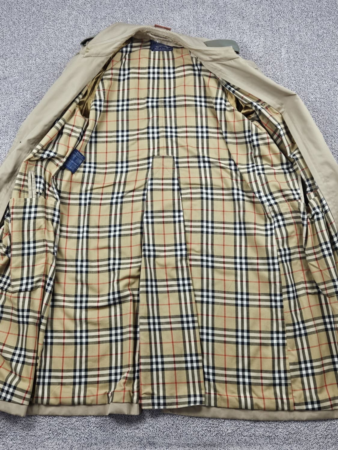 버버리 울 안감 헌팅트림 트렌치 코트 ( 상세설명참조 ) / 10318 상품이미지7