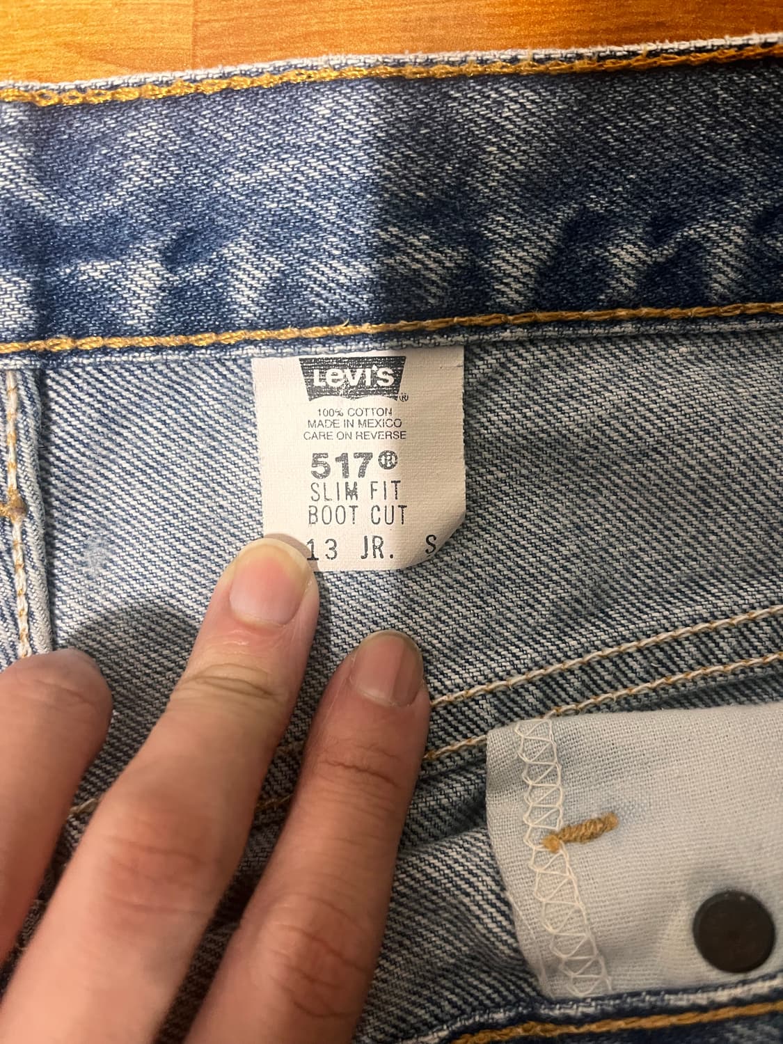 연청 리바이스 517 빈티지 데님 33인치 상품이미지3